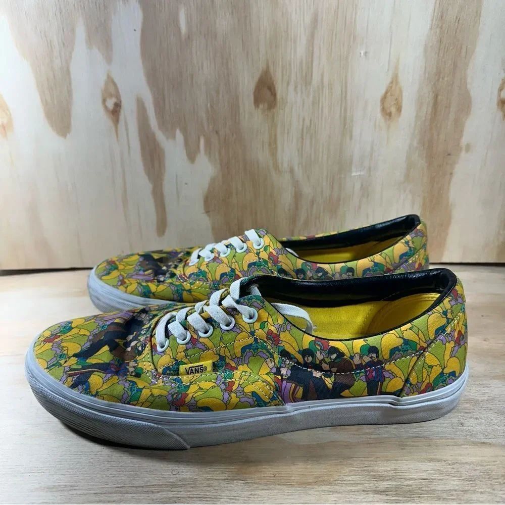 Vans x Beatles Yellow Submarine Graphic Sneakers Men’s Size 11